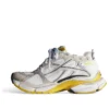 Runner Sneaker’lar “Bej Beyaz Sarı Naylon ve Süet Benzeri Kumaş” 772767W3RNY9170