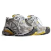 Runner Sneaker’lar “Bej Beyaz Sarı Naylon ve Süet Benzeri Kumaş” 772767W3RNY9170
