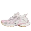 Runner Sneaker’lar “Beyaz Bebek Pembesi File ve Naylon” 677402W3RB39059