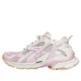 Runner Sneaker’lar “Beyaz Bebek Pembesi File ve Naylon” 677402W3RB39059