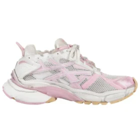 Runner Sneaker’lar “Beyaz Bebek Pembesi File ve Naylon” 677403W3RB39059 Runner Sneaker’lar “Beyaz Bebek Pembesi File ve Naylon” 677403W3RB39059