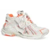 Runner Sneaker’lar “Beyaz Floresan Turuncu File ve Naylon” 677403W3RBM9770