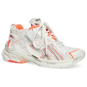 Runner Sneaker’lar “Beyaz Floresan Turuncu File ve Naylon” 677403W3RBM9770 Runner Sneaker’lar “Beyaz Floresan Turuncu File ve Naylon” 677403W3RBM9770