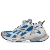 Runner Sneaker’lar “Beyaz Mavi File ve Naylon” 677403W3RB34912