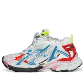 Runner Sneaker’lar “Beyaz Mavi Kırmızı File ve Naylon” 677403W3RB69645 Runner Sneaker’lar “Beyaz Mavi Kırmızı File ve Naylon” 677403W3RB69645