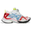 Runner Sneaker’lar “Beyaz Mavi Kırmızı File ve Naylon” 677403W3RB69645
