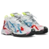 Runner Sneaker’lar “Beyaz Mavi Kırmızı File ve Naylon” 677403W3RB69645