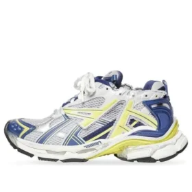 Runner Sneaker’lar “Beyaz Mavi Sarı File ve Naylon” 677403W3RB59174 Runner Sneaker’lar “Beyaz Mavi Sarı File ve Naylon” 677403W3RB59174