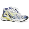 Runner Sneaker’lar “Beyaz Mavi Sarı File ve Naylon” 677403W3RB59174