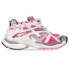 Runner Sneaker’lar “Beyaz Pembe Gri File ve Naylon” 677402W3RBN9155