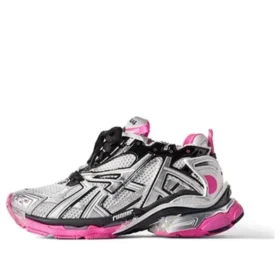 Runner Sneaker’lar “Gümüş Beyaz Pembe File ve Naylon” 677402W3RBW9155 Runner Sneaker’lar “Gümüş Beyaz Pembe File ve Naylon” 677402W3RBW9155