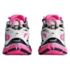 Runner Sneaker’lar “Gümüş Beyaz Pembe File ve Naylon” 677402W3RBW9155
