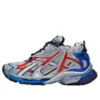 Runner Sneaker’lar “Gri Mavi Kırmızı File ve Naylon” 677403W3RB61264