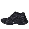 Runner Sneaker’lar “Mat Siyah File ve Naylon” 677403W3RBT1000