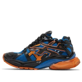 Runner Sneaker’lar “Mavi Turuncu Siyah File ve Naylon” 677403W3RB34719