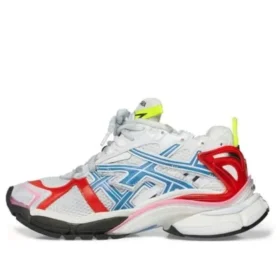 Runner Sneaker’lar “Yıpranmış Beyaz Mavi Kırmızı File ve Naylon” 677402W3RB69645 Runner Sneaker’lar “Yıpranmış Beyaz Mavi Kırmızı File ve Naylon” 677402W3RB69645