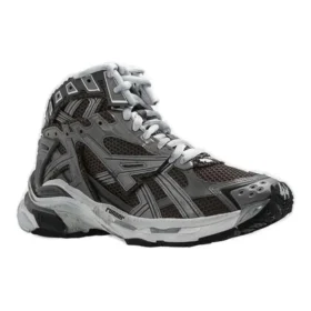 Runner Yüksek Bilekli Sneaker’lar “Gri Naylon Süet Benzeri Kumaş” 695764W3RH31891