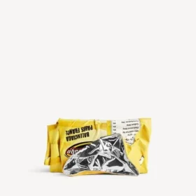 Sarı renkli Chips el çantası cüzdanı