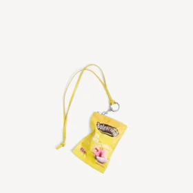 Sarı renkli Chips telefon tutucu kese