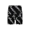 Scribble Logo Bermuda Şort “Siyah” 672410TML131070