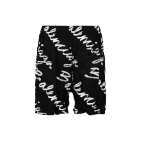Scribble Logo Bermuda Şort “Siyah” 672410TML131070