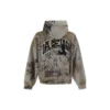 Scribbled Orta Kesim Kapüşonlu Sweatshirt “Gri” 744457TOVA81300