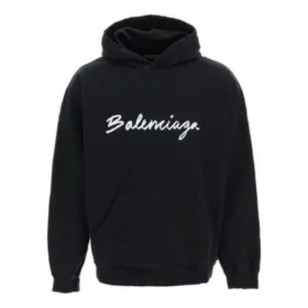 Script Logo Oversized Popover Kapüşonlu Sweatshirt “Siyah Beyaz” 674986TMVB51070 Script Logo Oversized Popover Kapüşonlu Sweatshirt “Siyah Beyaz” 674986TMVB51070