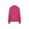 Script Logo Yuvarlak Yaka Sweatshirt “Dark Fuchsia” 697869TMVB50507