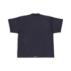 Sekmeli Oversized Tişört “Siyah” 694576TMVJ21151