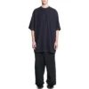 Sekmeli Oversized Tişört “Siyah” 694576TMVJ21151