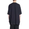 Sekmeli Oversized Tişört “Siyah” 694576TMVJ21151