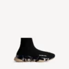 Erkek Speed 2.0 tam şeffaf tabanlı geri dönüştürülmüş örgü Sneaker, siyah/bej Erkek Speed 2.0 tam şeffaf tabanlı geri dönüştürülmüş örgü Sneaker, siyah/bej