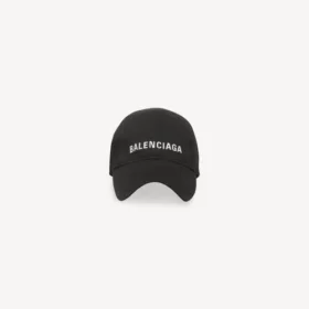 Siyah/beyaz Balenciaga şapka