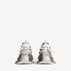 Siyah/beyaz renkli, şablon logolu kadın Track sneaker’ı
