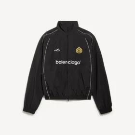 Siyah erkek futbol eşofman ceketleri