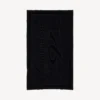 Siyah erkek techwear havlu