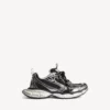 Siyah/gümüş renkli kadın 3XL Sneaker’lar Siyah/gümüş renkli kadın 3XL Sneaker’lar