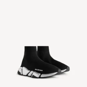 Siyah/gümüş renkli kadın Speed 2.0 geri dönüştürülmüş örgü Sneaker’lar Siyah/gümüş renkli kadın Speed 2.0 geri dönüştürülmüş örgü Sneaker’lar
