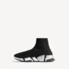 Siyah/gümüş renkli kadın Speed 2.0 geri dönüştürülmüş örgü Sneaker’lar Siyah/gümüş renkli kadın Speed 2.0 geri dönüştürülmüş örgü Sneaker’lar