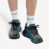 Siyah/mavi/gri renkli erkek Runner sneaker’ı Siyah/mavi/gri renkli erkek Runner sneaker’ı