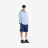 Siyah/mavi/gri renkli erkek Runner sneaker’ı Siyah/mavi/gri renkli erkek Runner sneaker’ı