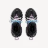 Siyah/pembe/mavi/bej renkli kadınlar için bağcıklı sneaker’lar Siyah/pembe/mavi/bej renkli kadınlar için bağcıklı sneaker’lar