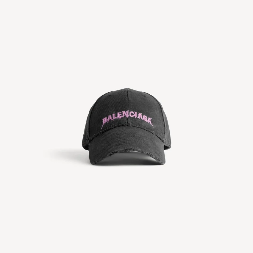 Siyah renkli erkek DIY Balenciaga arka şapka Siyah renkli erkek DIY Balenciaga arka şapka