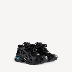 Siyah renkli erkek Runner sneaker’ı