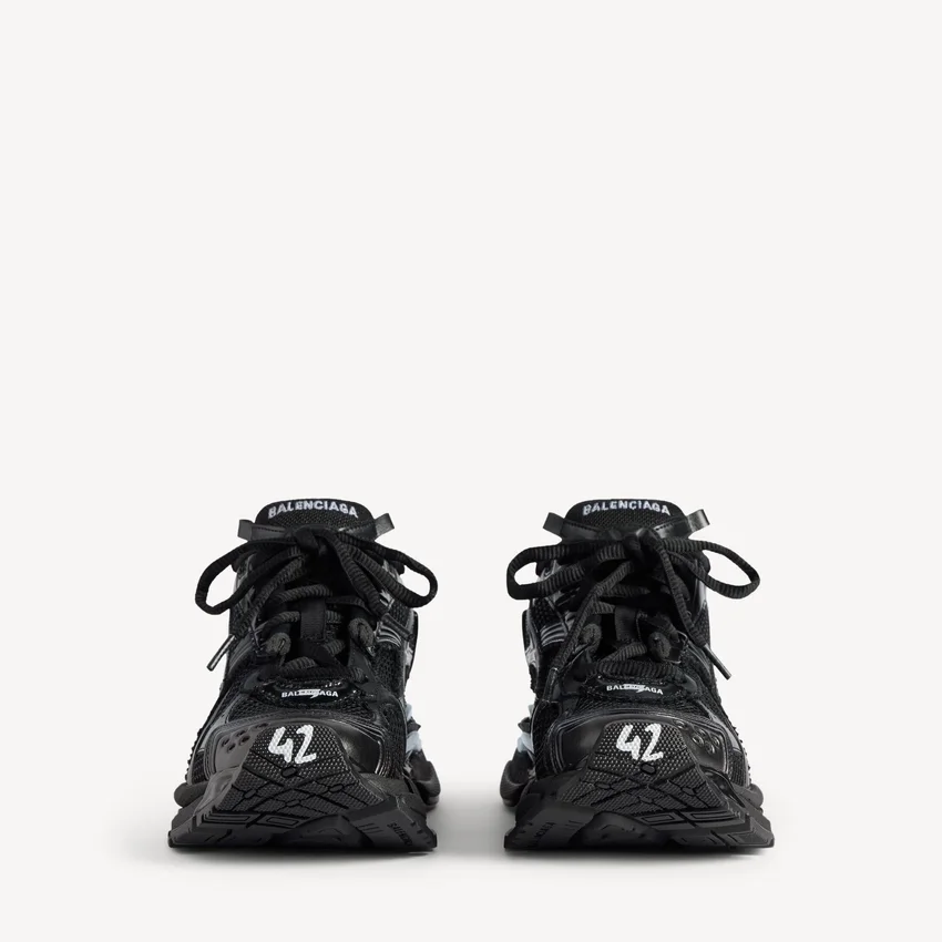 Siyah renkli erkek Runner sneaker’ı Siyah renkli erkek Runner sneaker’ı