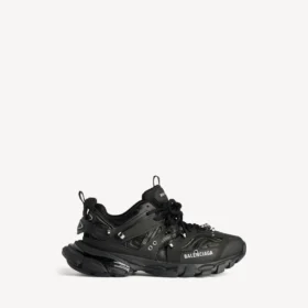 Siyah renkli erkek Track piercing Sneaker’ı