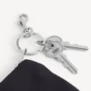 Siyah renkli, fermuarlı erkek charm çantası Siyah renkli, fermuarlı erkek charm çantası
