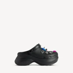 Siyah renkli kadın Crocs™ terlik jibbitz™