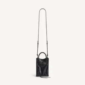Siyah renkli kadın Le City Tote telefon tutuculu çanta