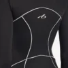 Siyah renkli kadın teknik giyim kısa uzun kollu bodysuit Siyah renkli kadın teknik giyim kısa uzun kollu bodysuit